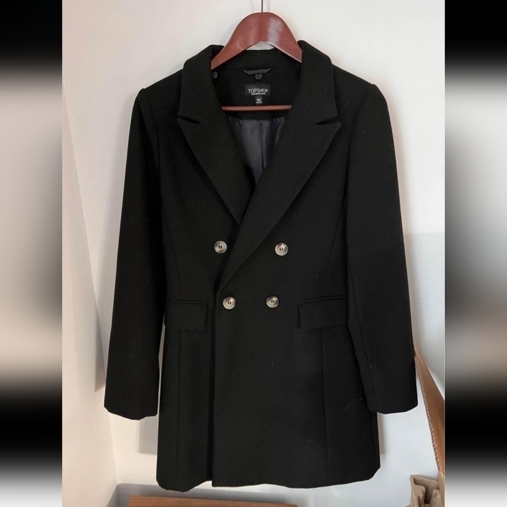 Topshop Double Beasted Coat